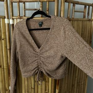 Cropped soft sweater